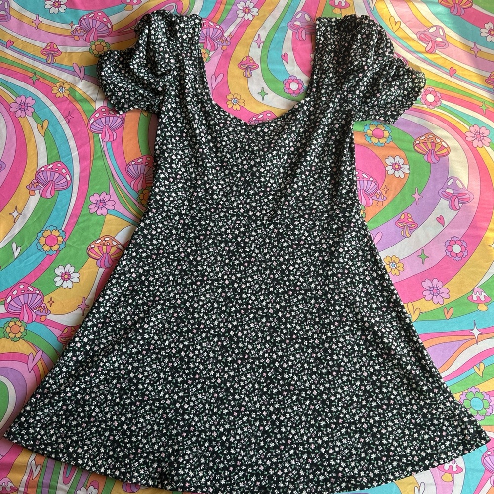 floral mini dress 🌸